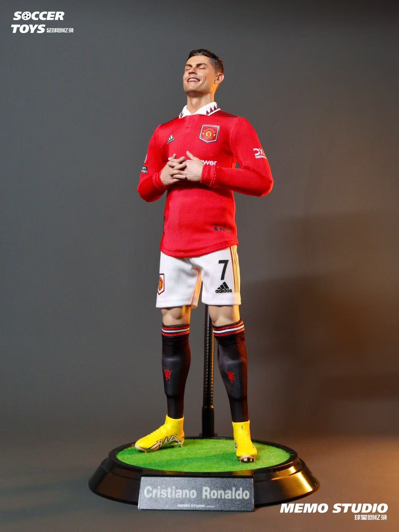 Memo Studio Soccer Memoir Custom 1/6 Cristiano Ronaldo Meditation Celebration Figure