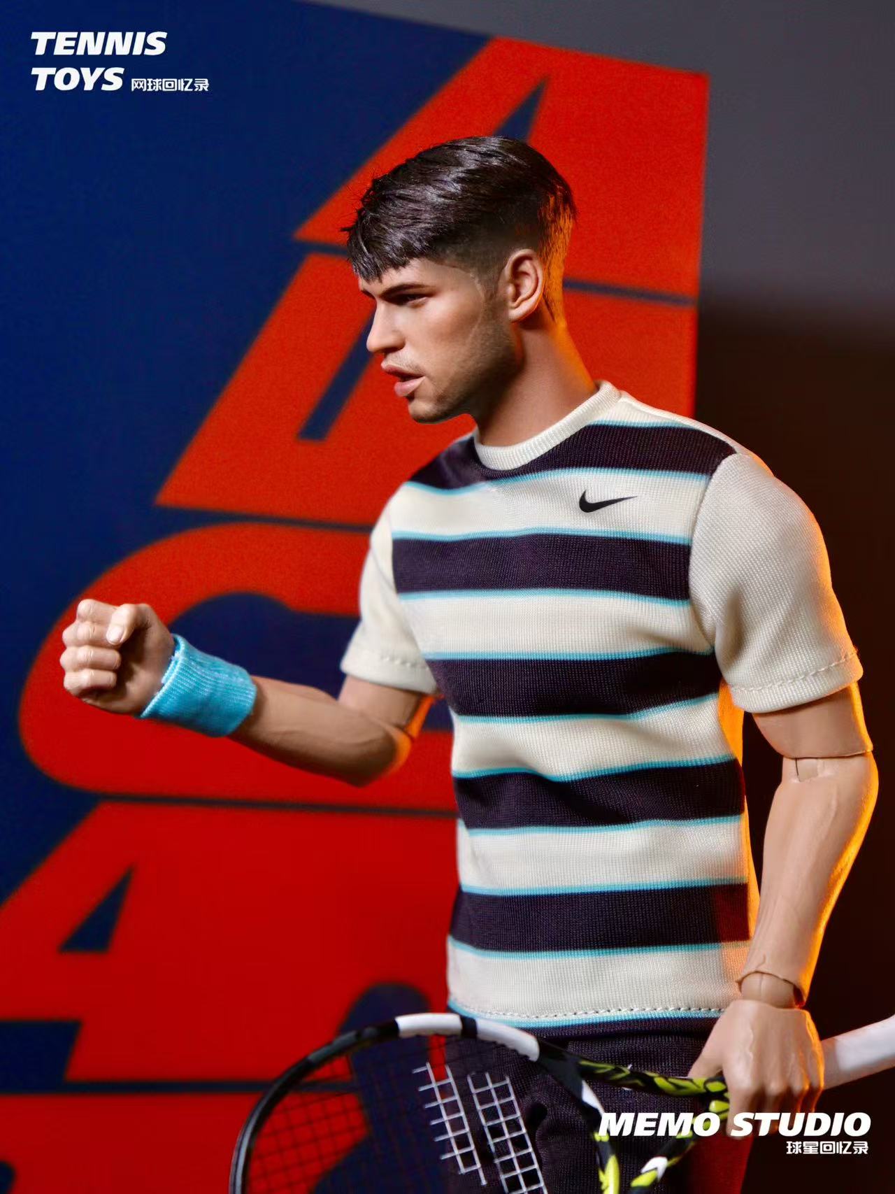 Memo studio1/6 Carlos Alcaraz Figure – 2025 Roland Garros Champion Edition