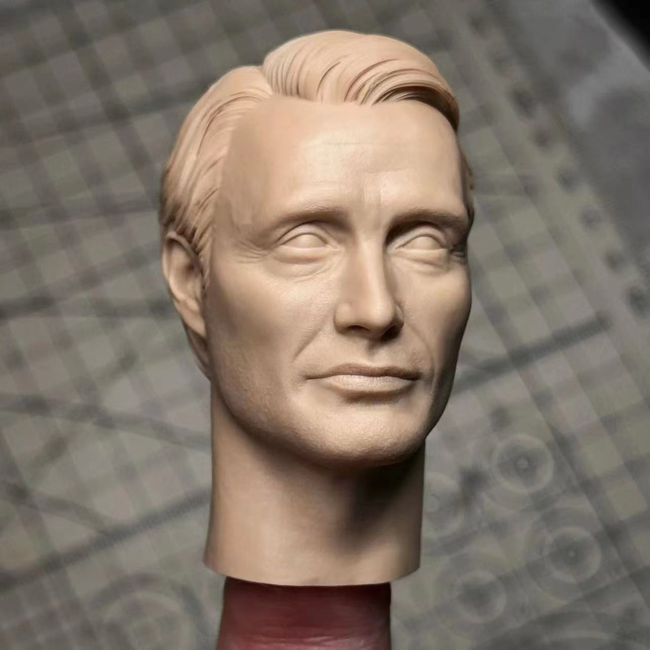 1/6 Unpainted Hannibal 2.0 unpainted head sculpt pre-order
