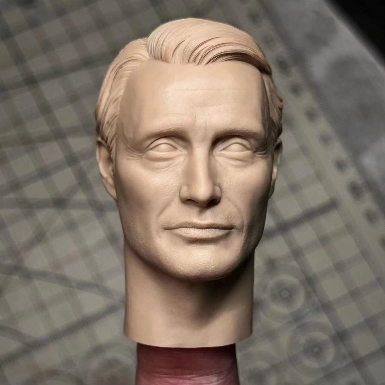 1/6 Unpainted Hannibal 2.0 unpainted head sculpt pre-order