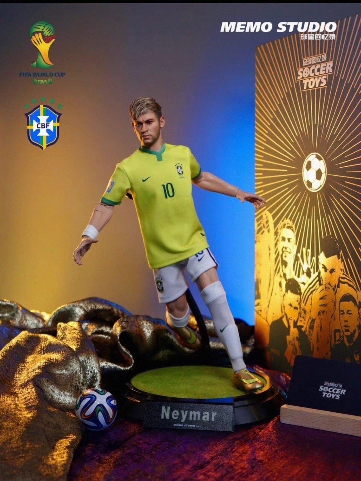 Memo Srudio Football Memoirs 1/6 Neymar