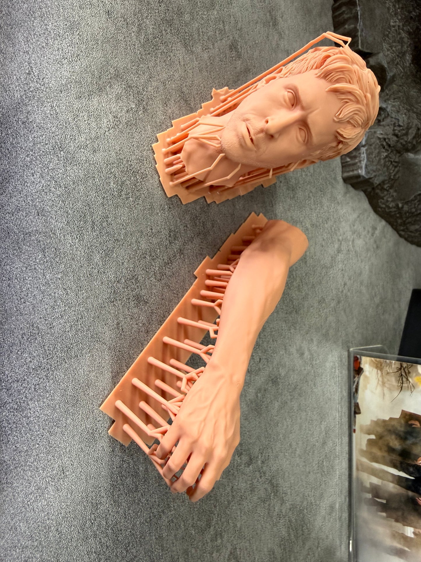 High-Detail Red Wax Resin 3D Printing Service