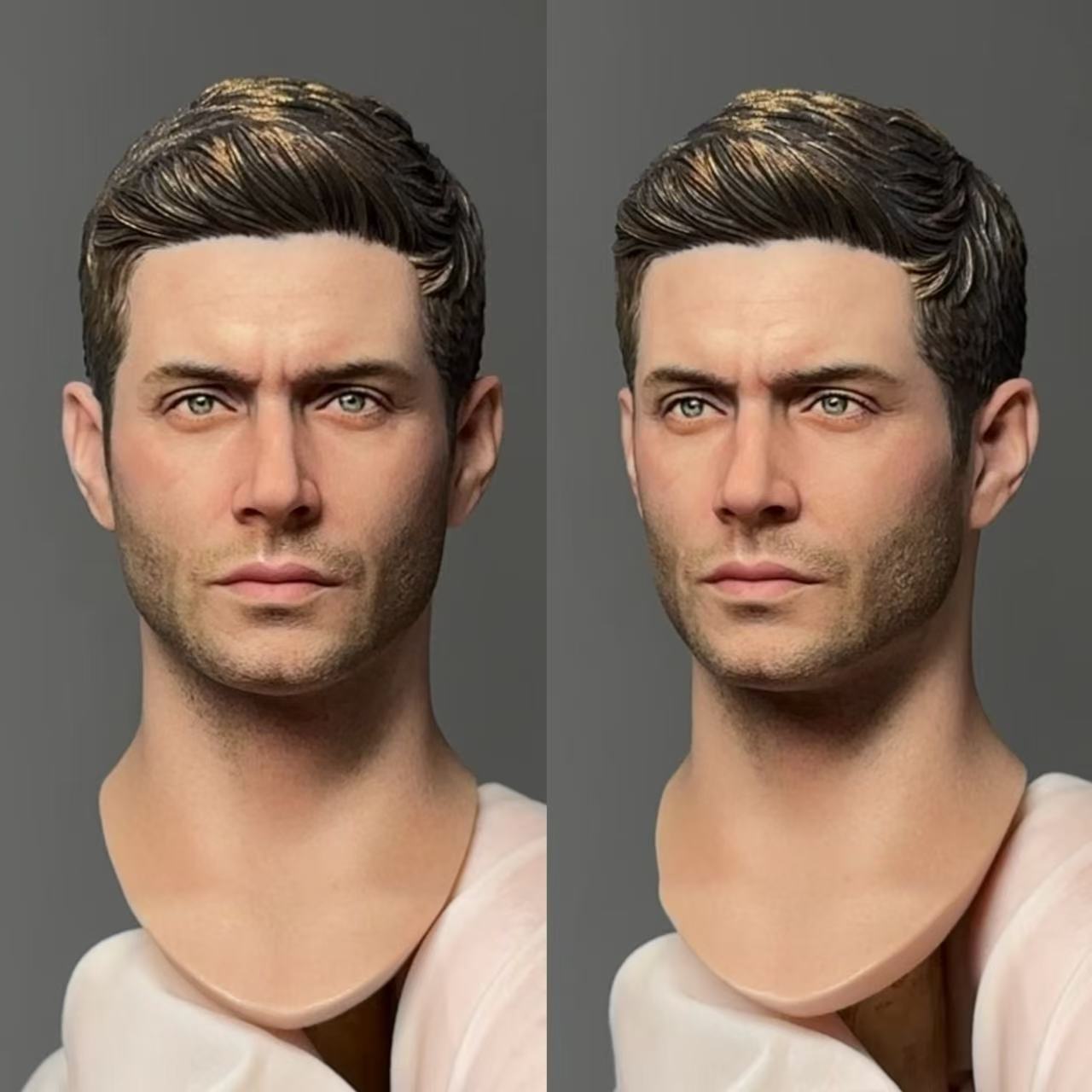 Unpainted Supernatural β Dean Winchester 1/6 Head Sculpt Preorder