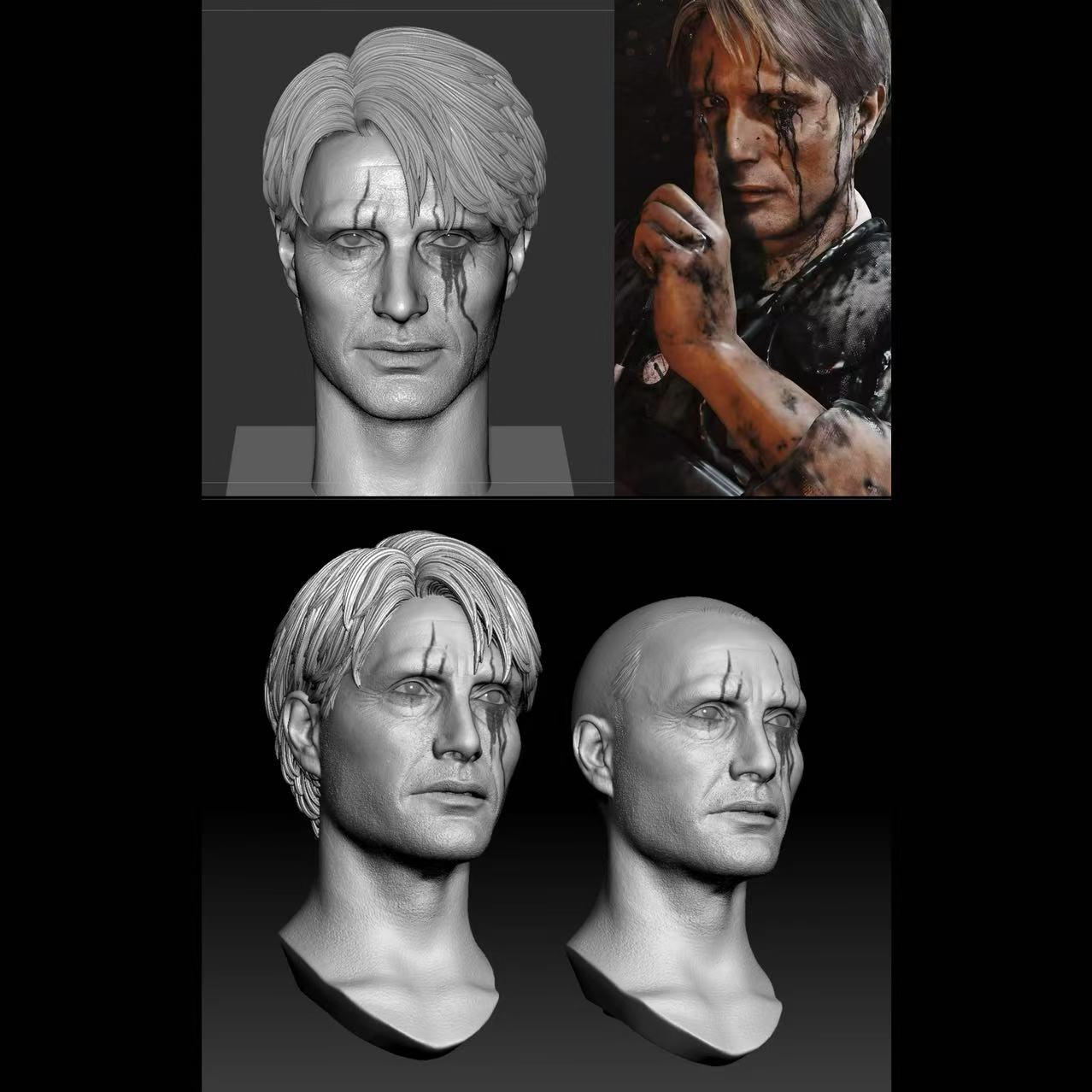 Death Stranding – Clifford Unger 1/6 Head Sculpt