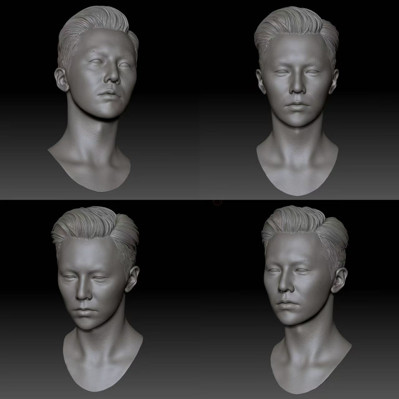 G-Dragon (지드래곤) 1/6 scale head sculpt 
