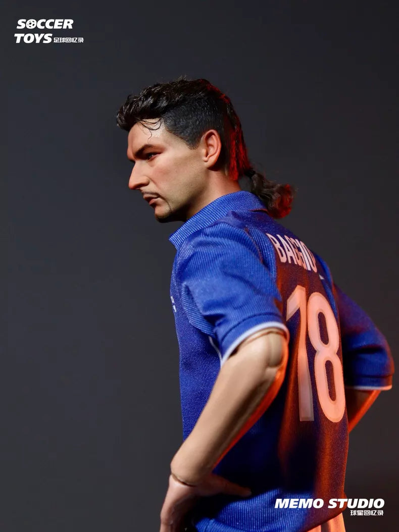Memo Studio 1/6 Roberto Baggio Action Figure Set – 1998 FIFA World Cup Edition