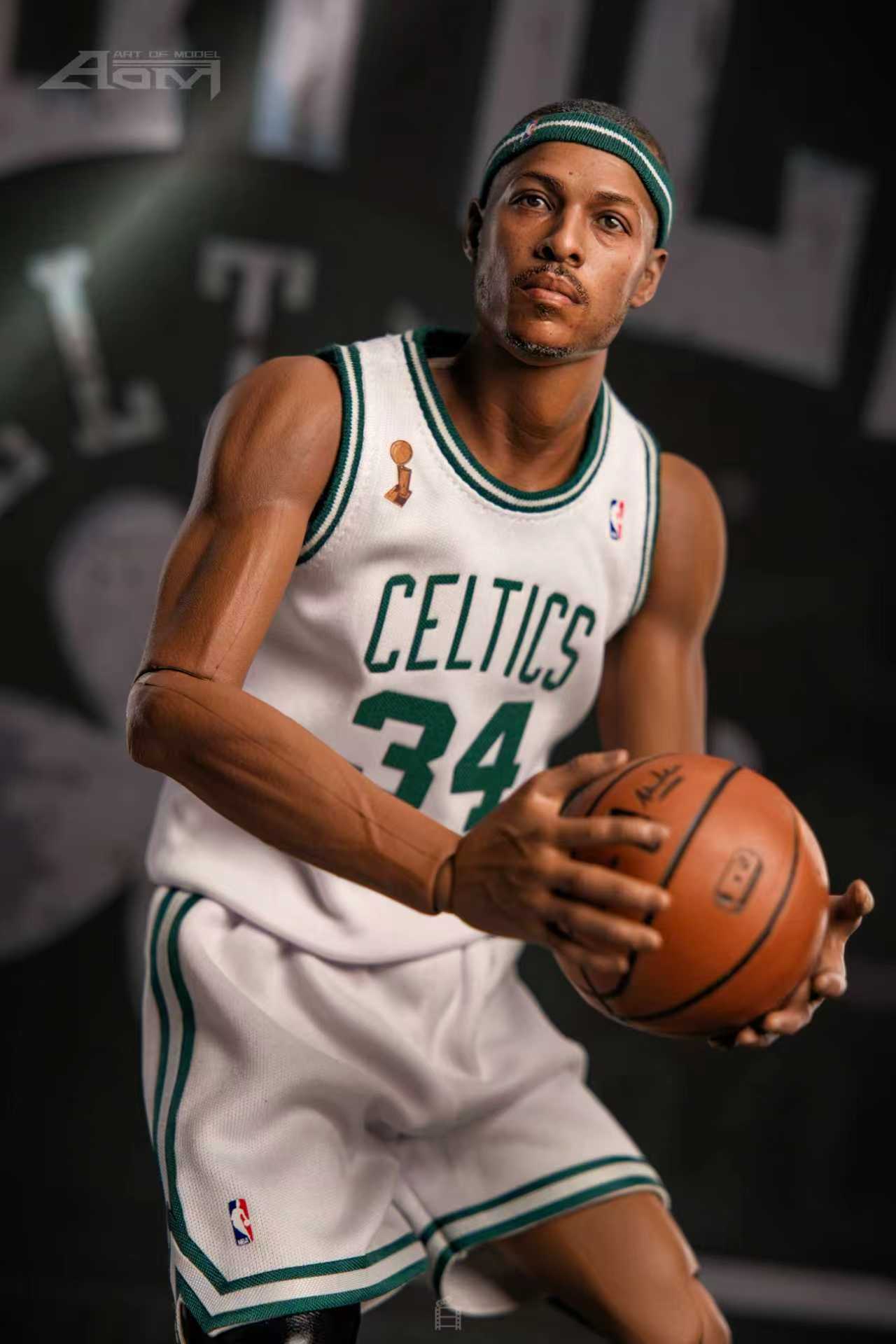 AOM 1/6 Boston Big Three — Paul Pierce 2008 Championship Set