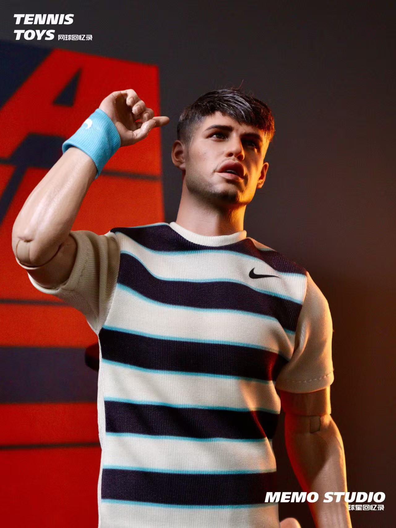 Memo studio1/6 Carlos Alcaraz Figure – 2025 Roland Garros Champion Edition