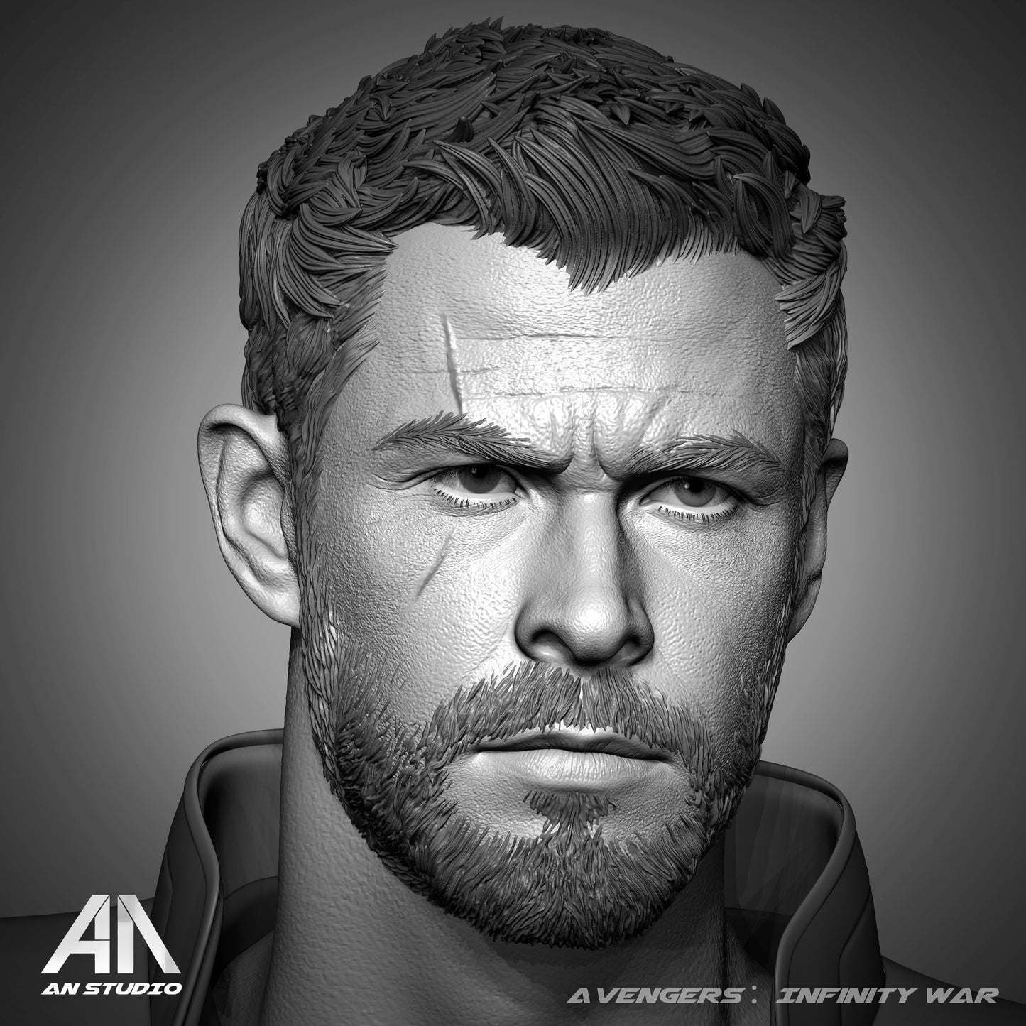 AN Studio 1/6 Thor Head Sculpt – Now Open for Pre-Order!