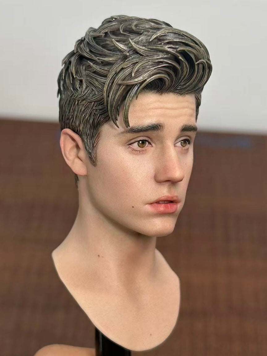YKS Studio 1/6 Justin Bieber Head Sculpt – 2012–2013 Edition