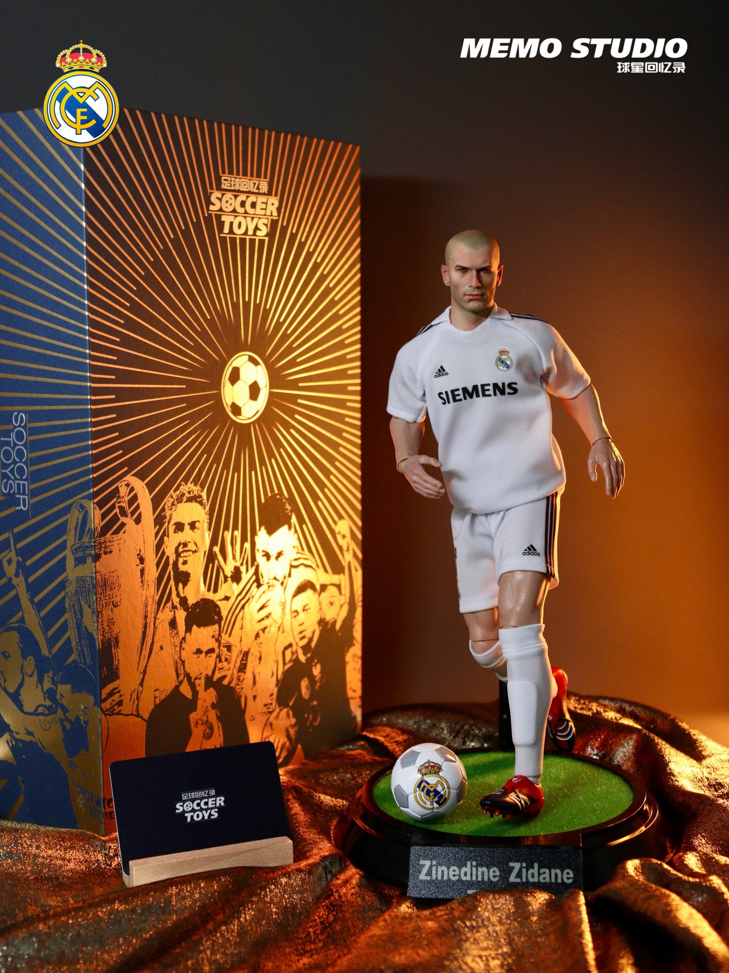 Memo Studio 1/6 Zinedine Zidane Action Figure – Real Madrid Edition