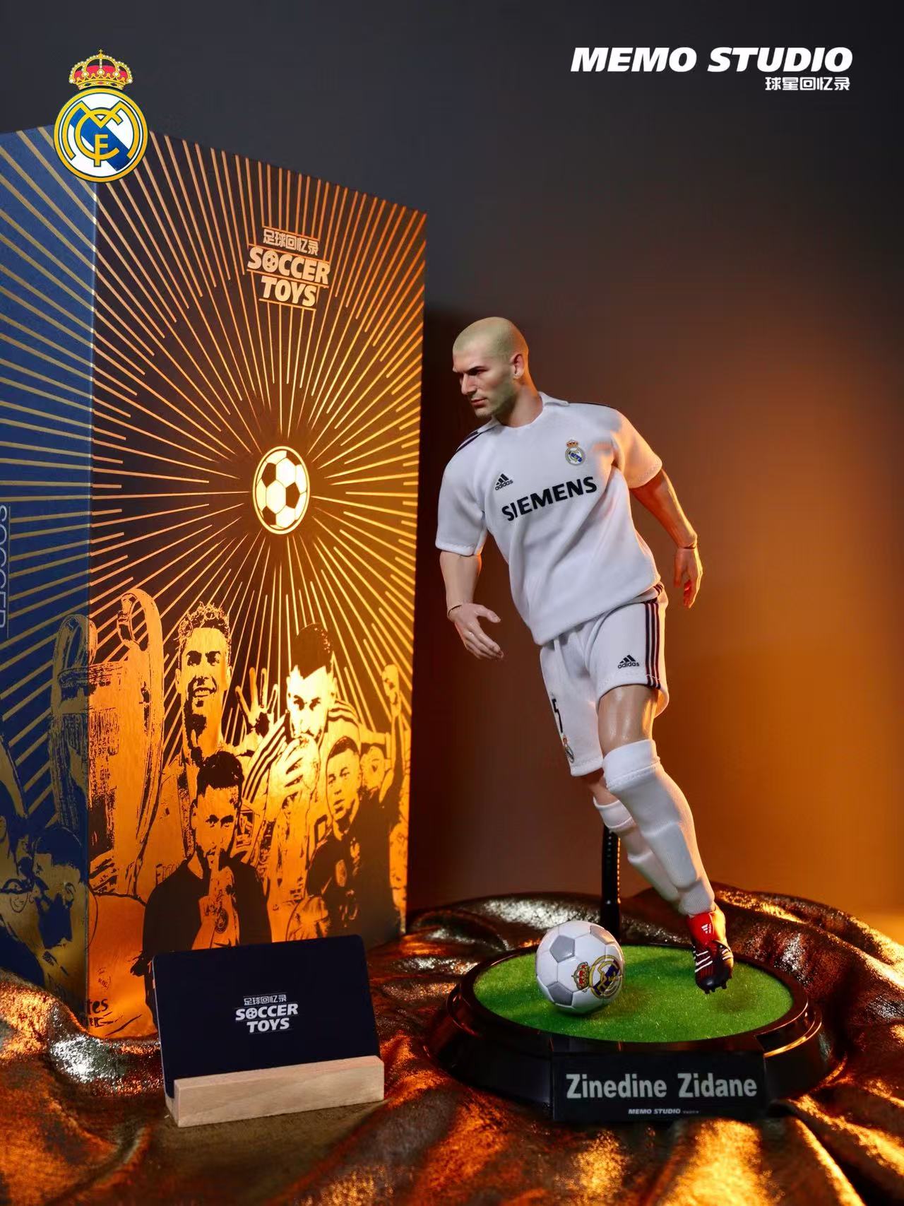 Memo Studio 1/6 Zinedine Zidane Action Figure – Real Madrid Edition