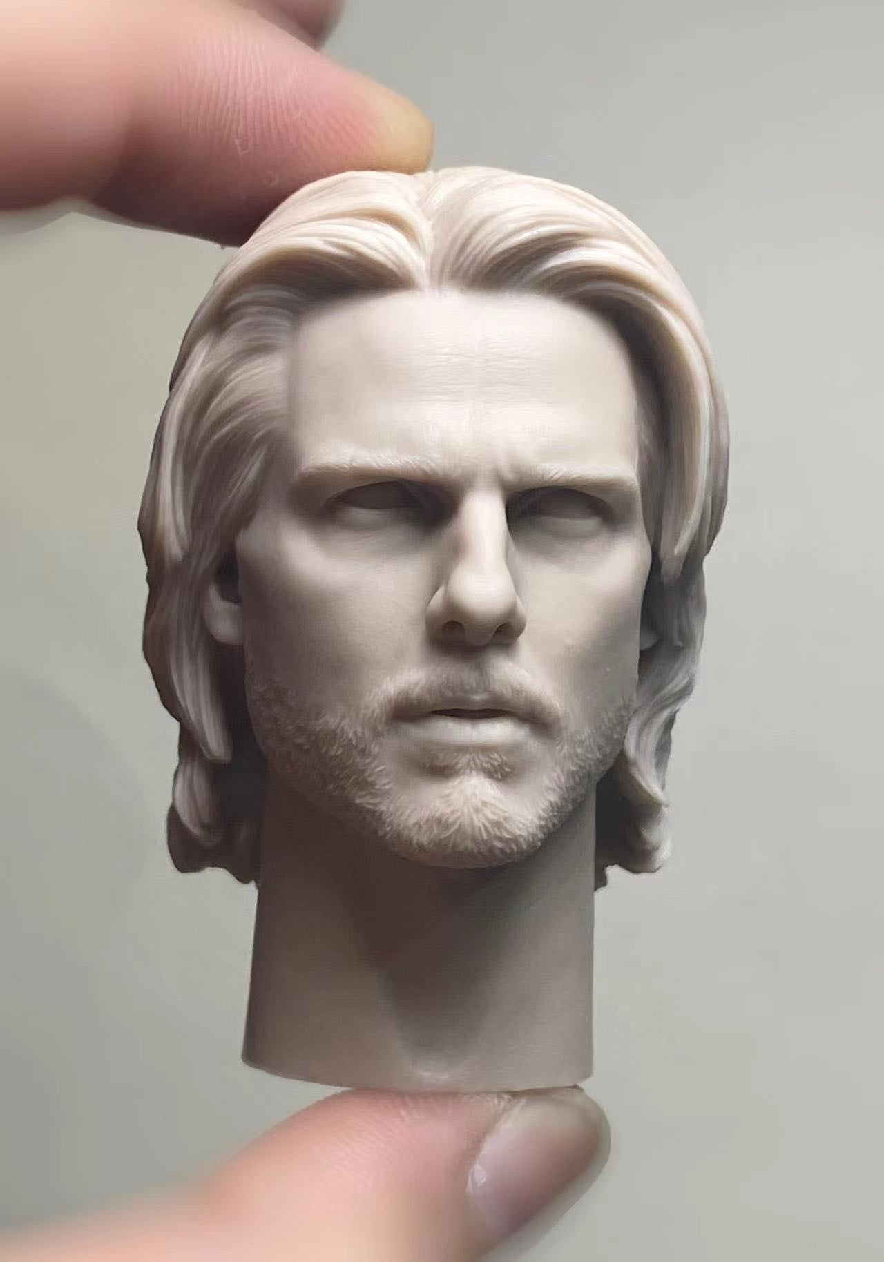 Archtoy 1/6 The Last Samurai Unpainted Head Sculpt (2.0)