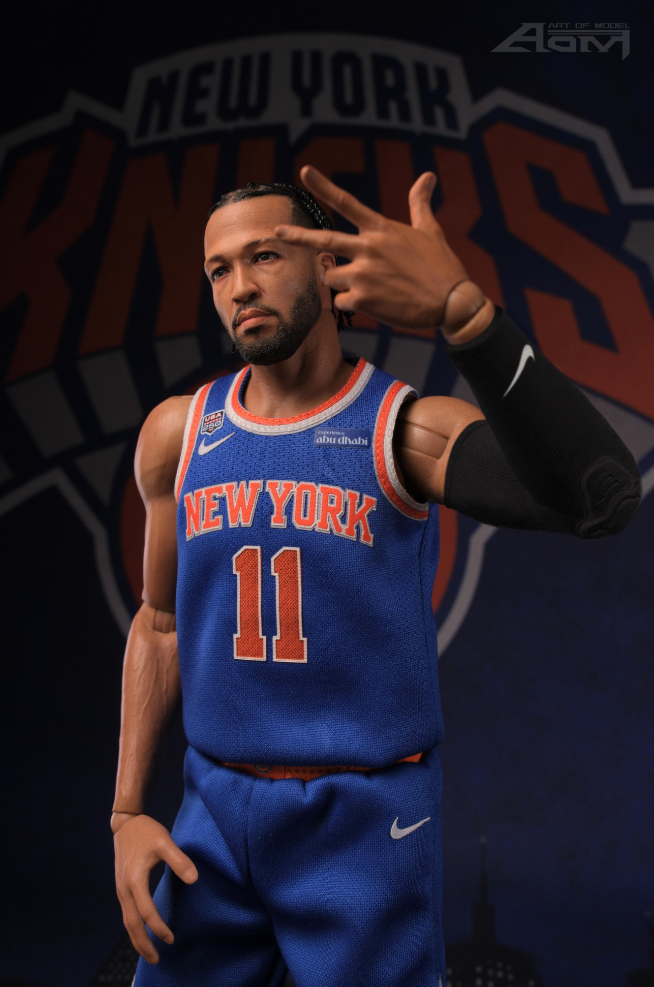 AOM Studio 1/6 Jalen Brunson 2026 NBA Finals MVP Championship Set