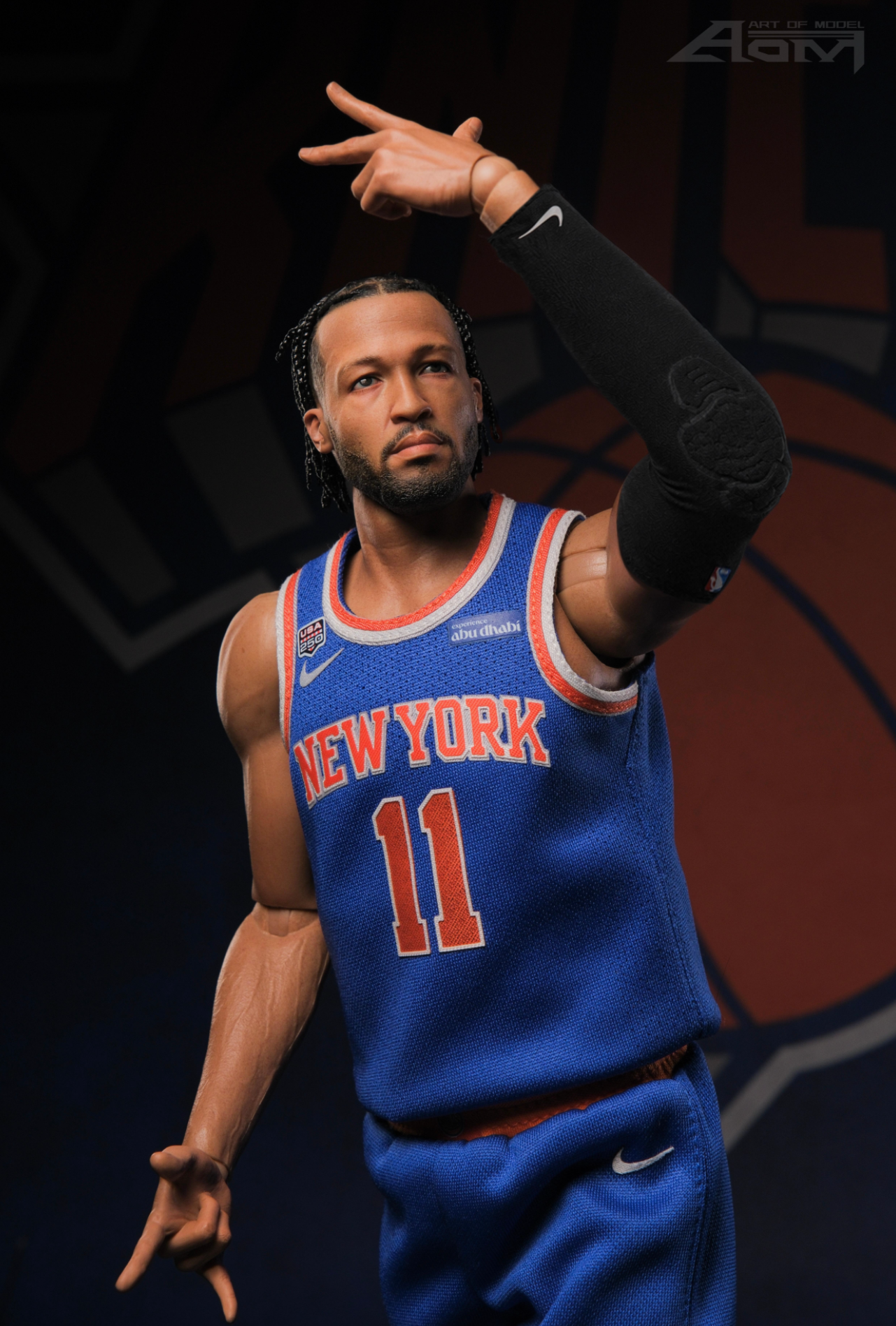 AOM Studio 1/6 Jalen Brunson 2026 NBA Finals MVP Championship Set