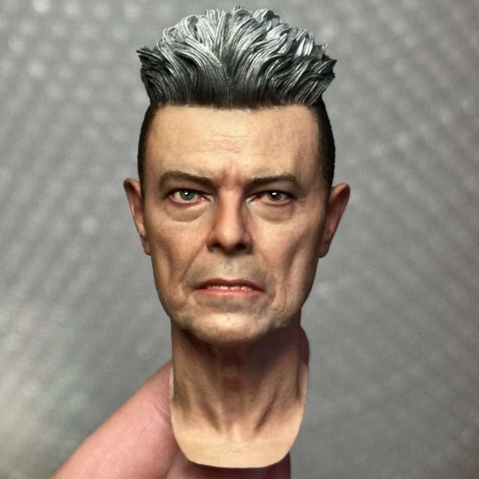 David Bowie 1/6 Unpainted Head Sculptures- from < Blackstar >