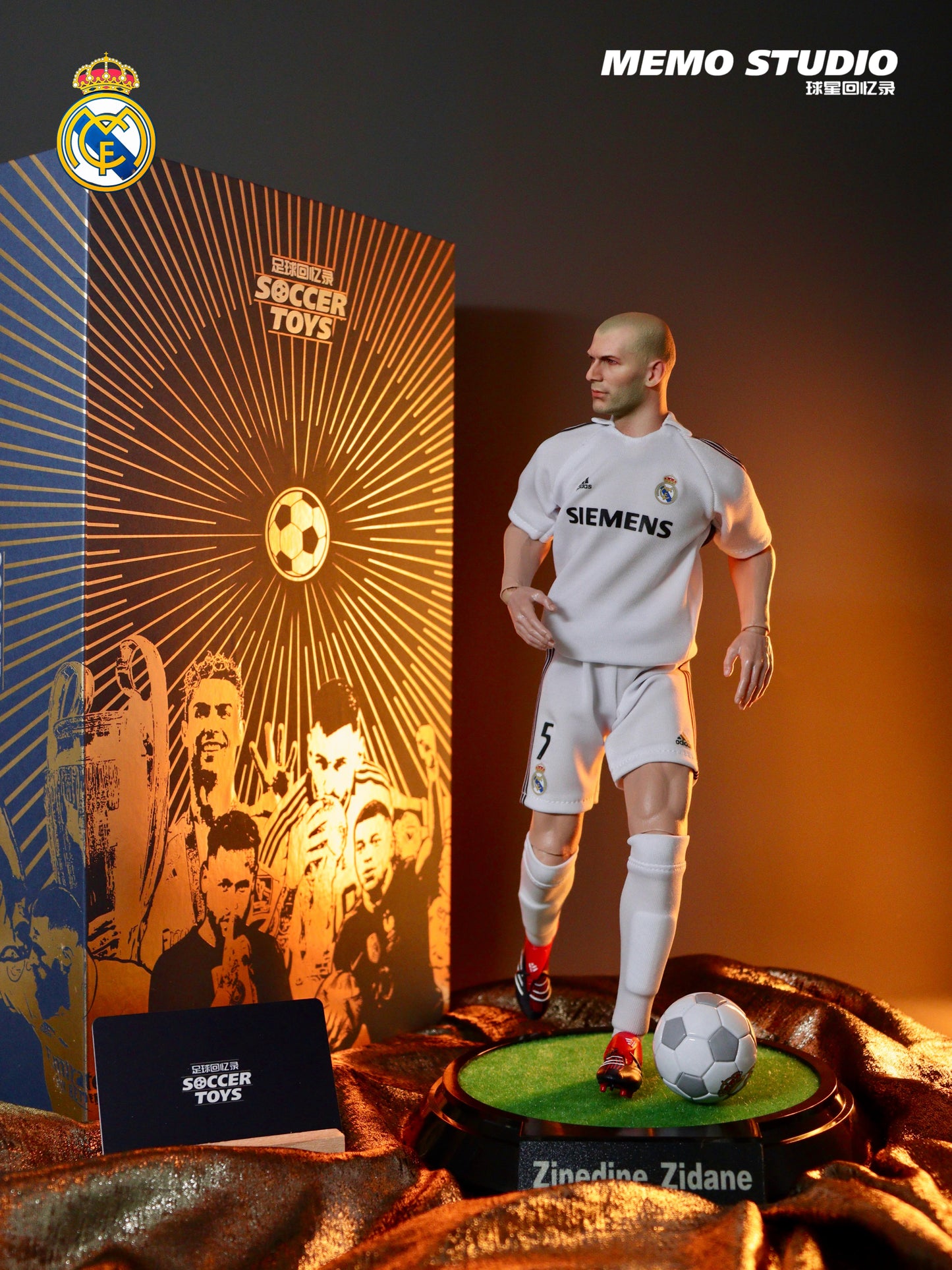 Memo Studio 1/6 Zinedine Zidane Action Figure – Real Madrid Edition
