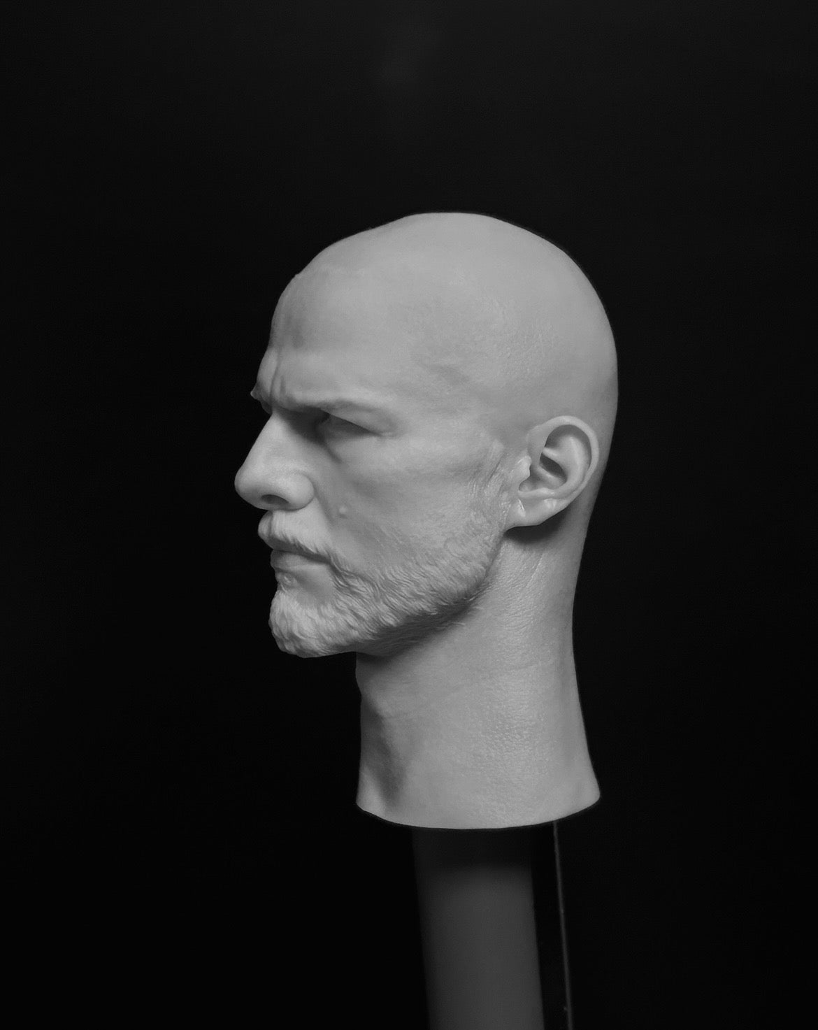 Archtoy 1/6 The Last Samurai Unpainted Head Sculpt (Bald Version Rerun)