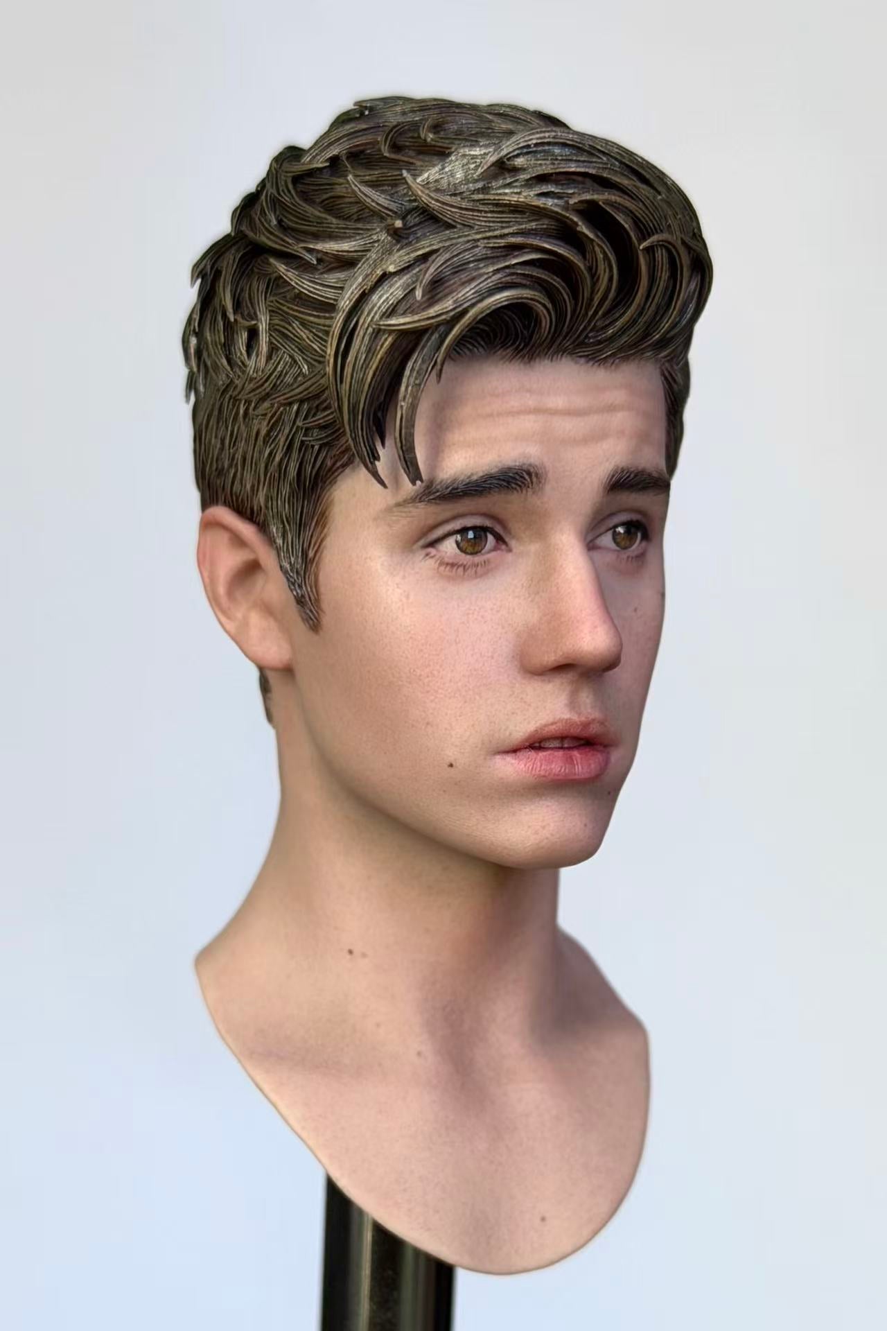 YKS Studio 1/6 Justin Bieber Head Sculpt – 2012–2013 Edition