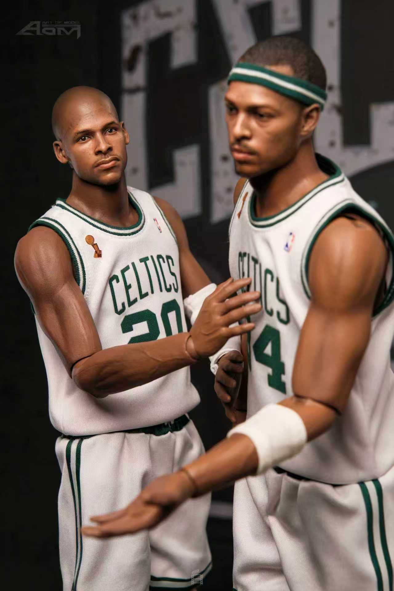 AOM 1/6 Boston Big Three – Ray Allen 2008 Championship Set