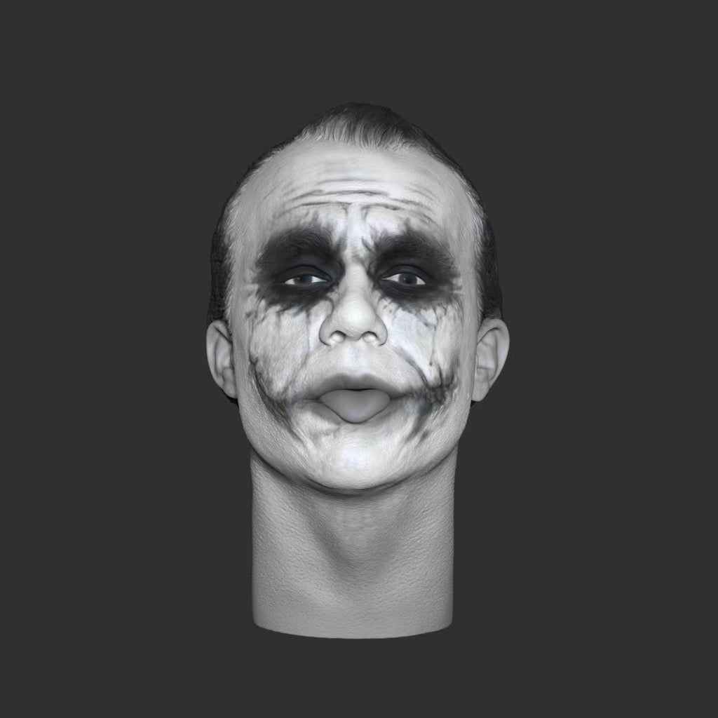 1/6 THE JOKER Unpainted Head Sculpt Pre-order