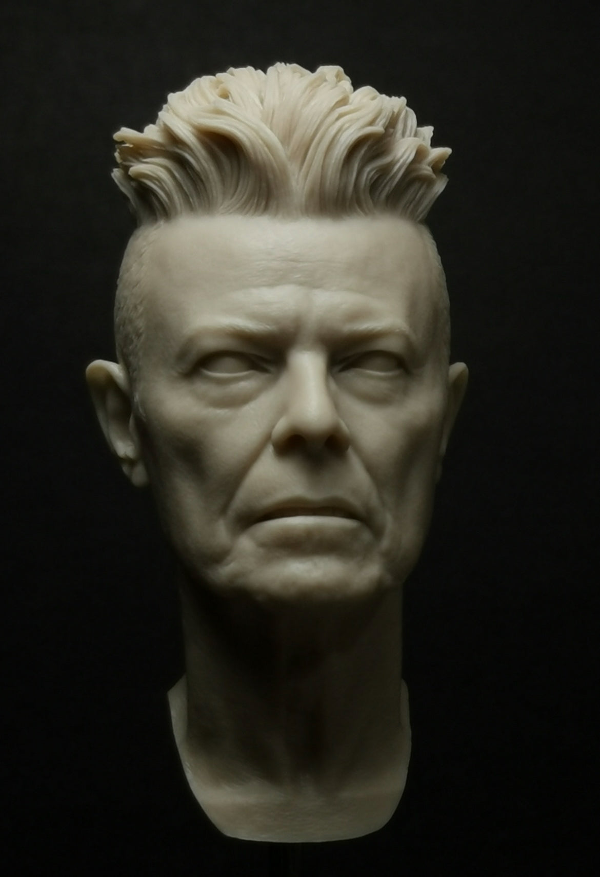 David Bowie 1/6 Unpainted Head Sculptures- from < Blackstar >