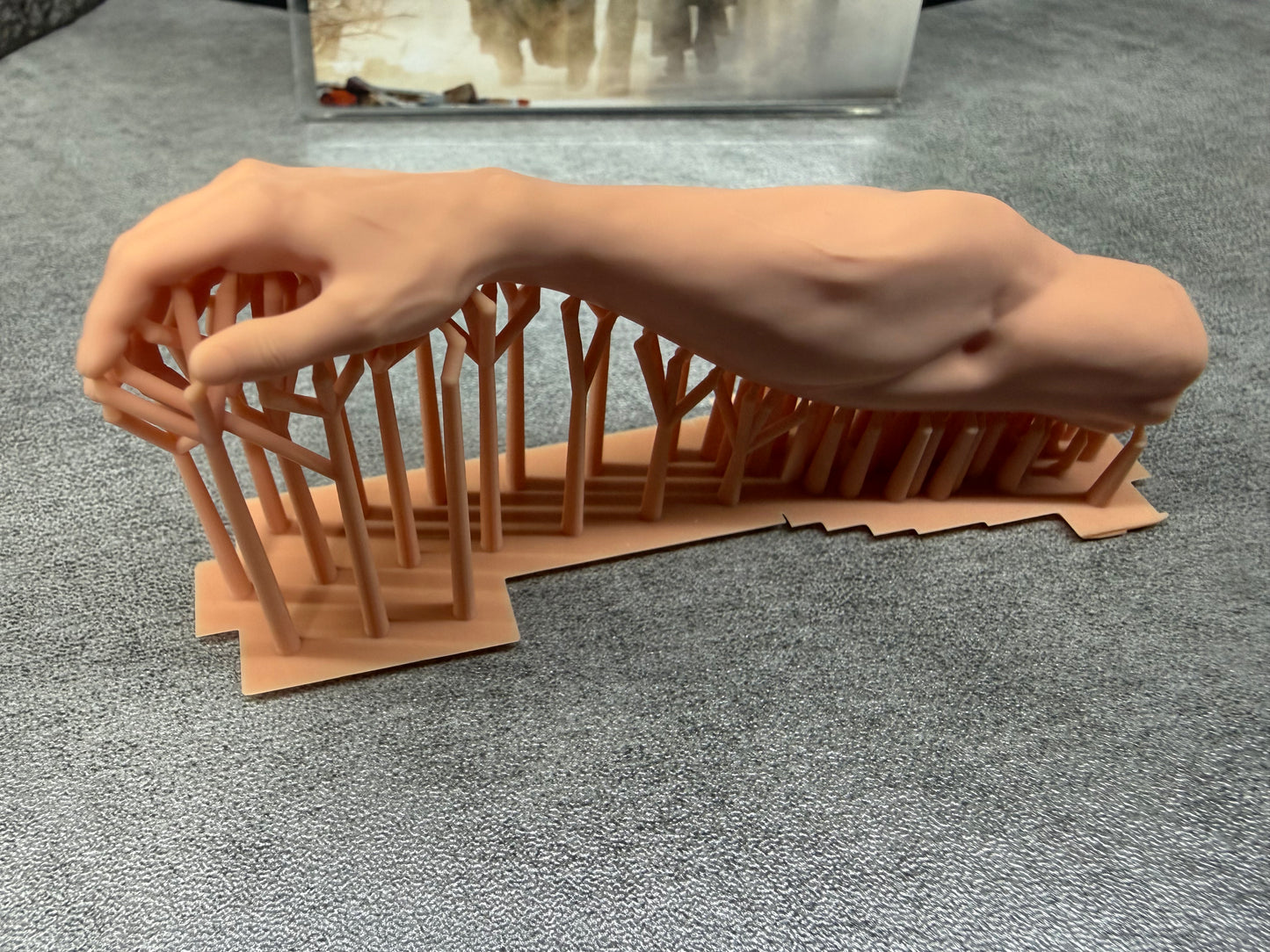 High-Detail Red Wax Resin 3D Printing Service