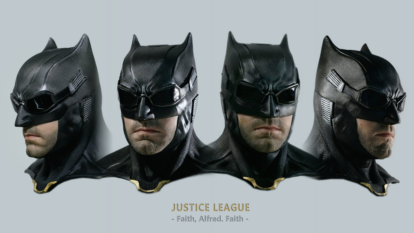 1/6 Justice League Tactical Batsuit Helmet Head Sculpt