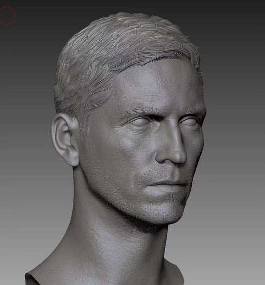 Unpainted Person of Interest – John Reese 1/6 Head Sculpt Preorder