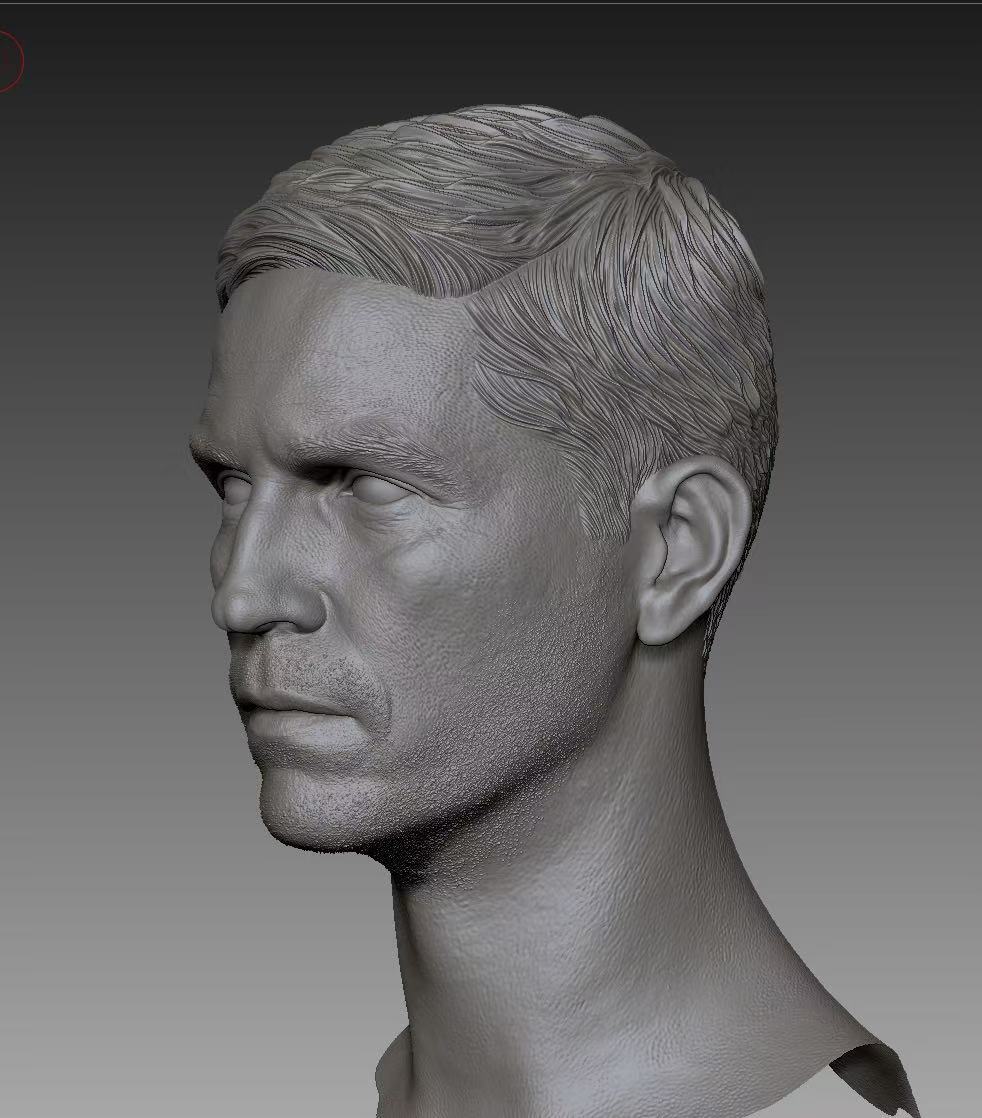 Unpainted Person of Interest – John Reese 1/6 Head Sculpt Preorder