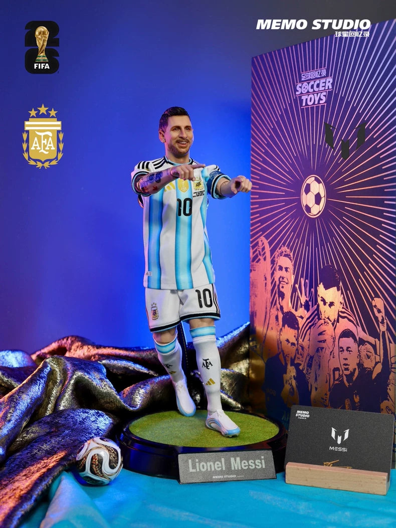 Memo Studio 1/6 Lionel Messi Collectible Figure – 2026 World Cup Smile Edition