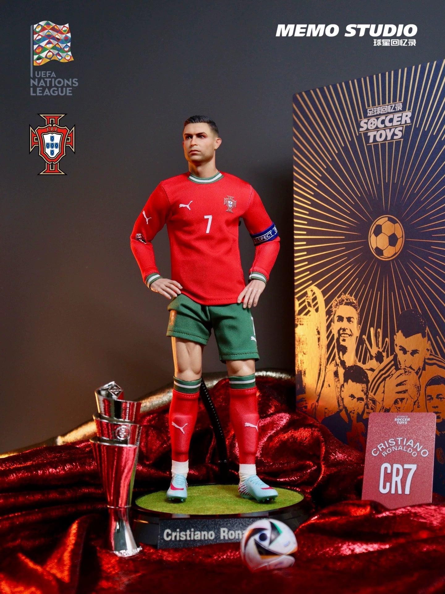 Memo Studio 1/6 Cristiano Ronaldo Nations League Custom Figure Set