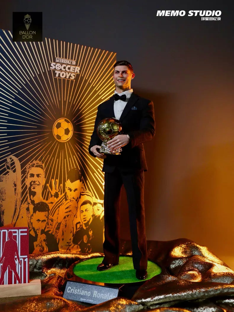 Memo Studio 1/6 Cristiano Ronaldo Action Figure – Ballon d'Or Suit Edition