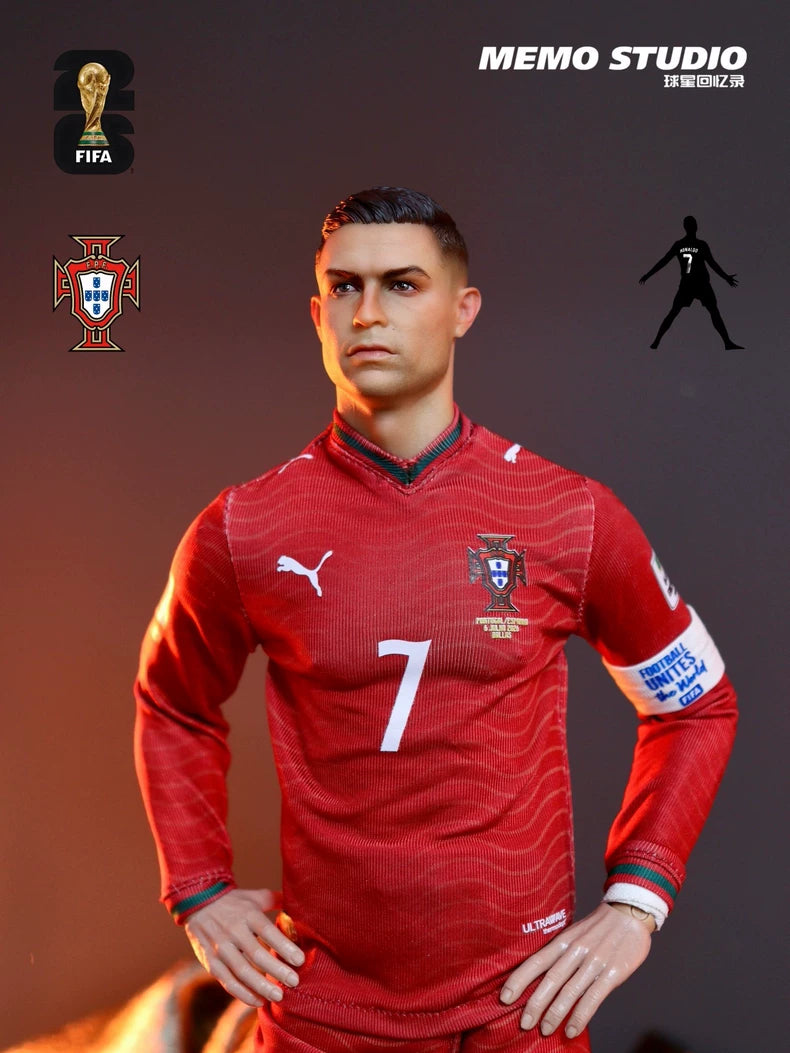 Memo Studio 1/6 Cristiano Ronaldo Collectible Figure – 2026 World Cup Edition