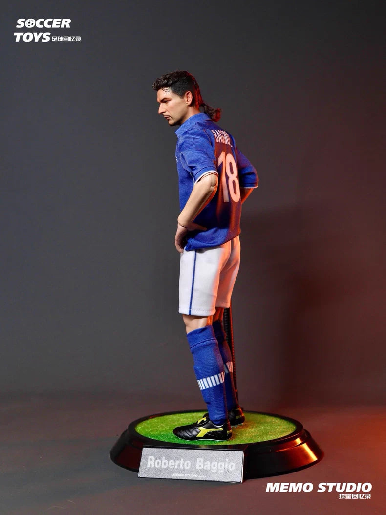 Memo Srudio 1/6 Roberto Baggio Figure — 1998 World Cup Edition