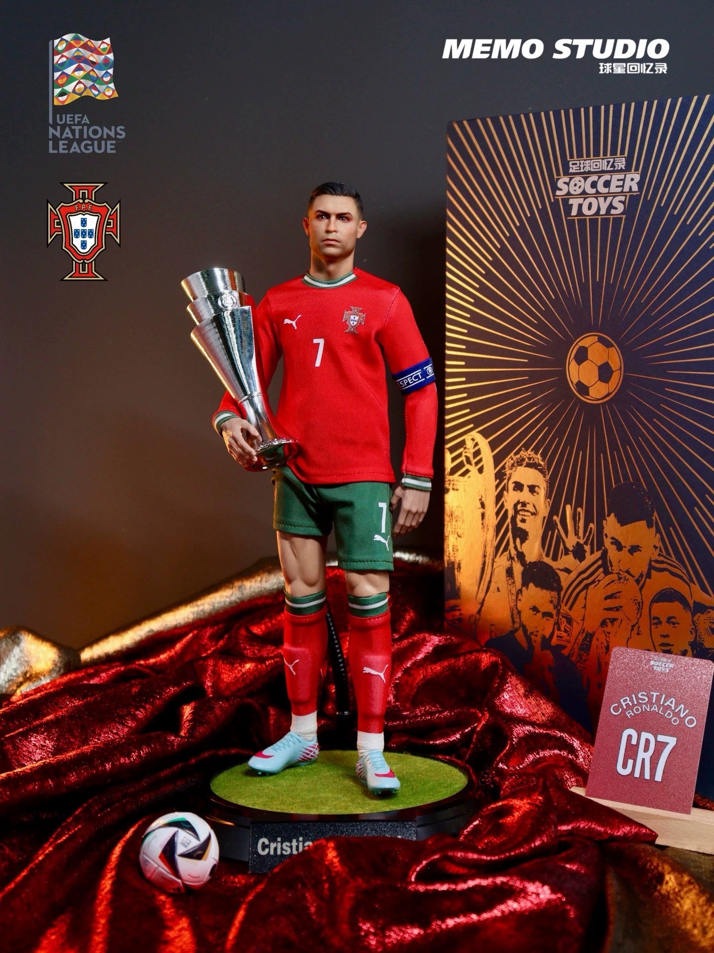 Memo Studio 1/6 Cristiano Ronaldo Nations League Custom Figure Set