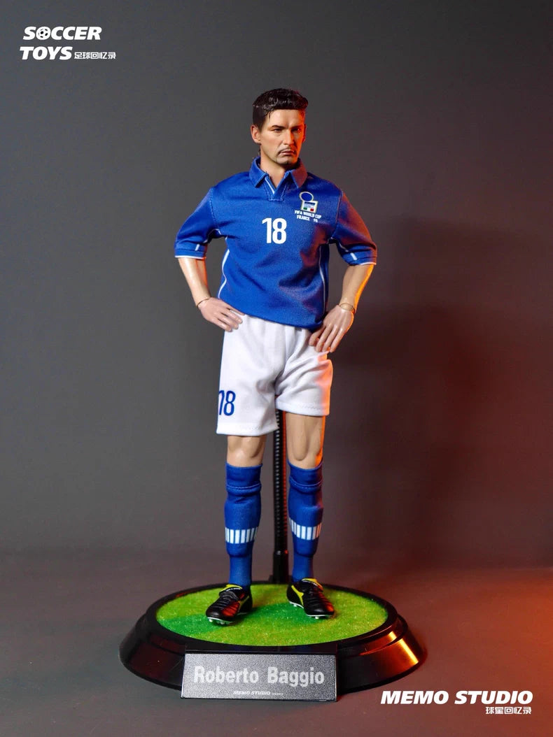 Memo Srudio 1/6 Roberto Baggio Figure — 1998 World Cup Edition