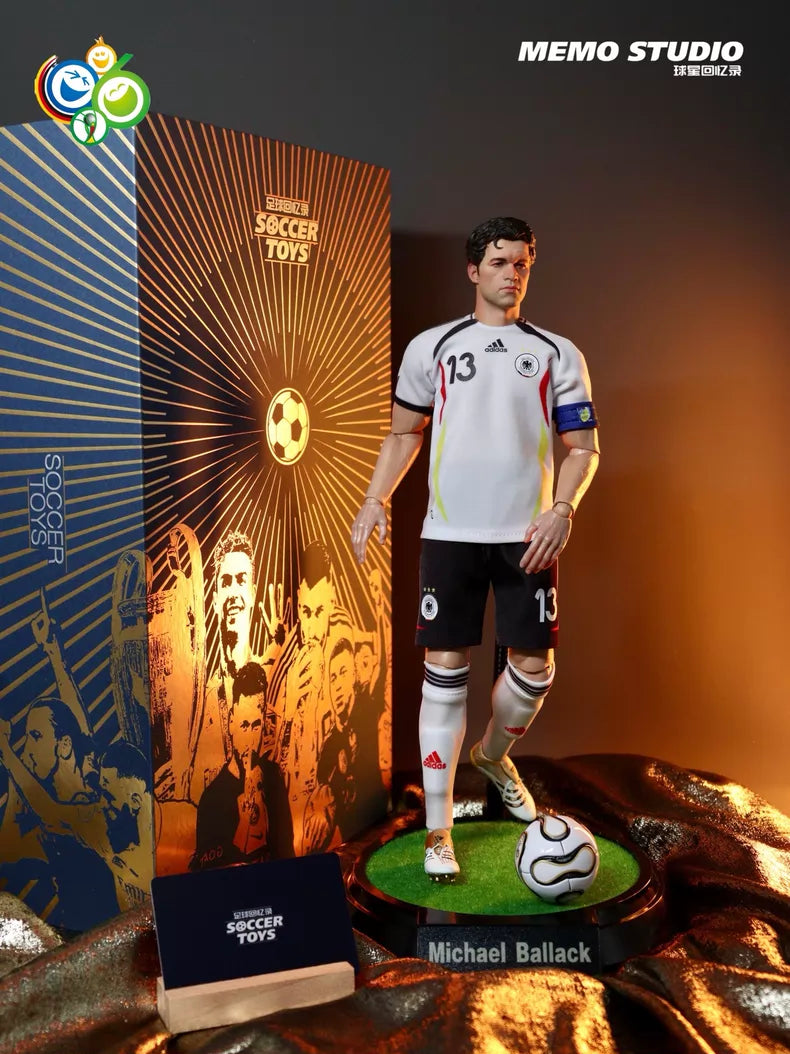 Memo Studio 1/6 Michael Ballack Action Figure Set – 2006 FIFA World Cup Edition