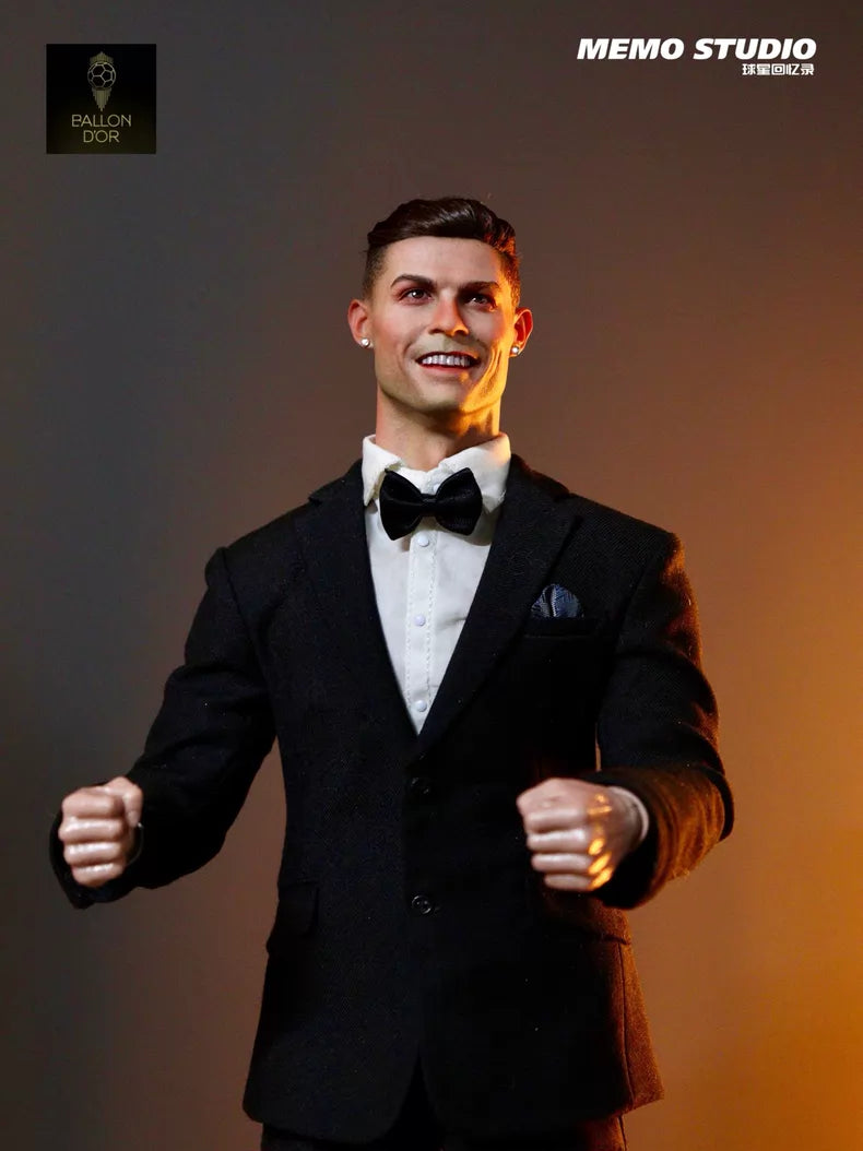Memo Studio 1/6 Cristiano Ronaldo Action Figure – Ballon d'Or Suit Edition