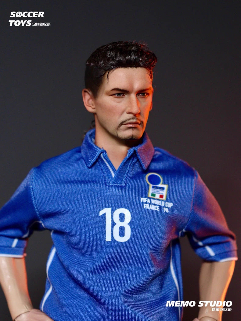 Memo Srudio 1/6 Roberto Baggio Figure — 1998 World Cup Edition