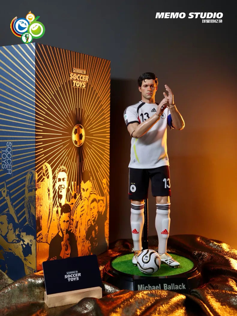 Memo Studio 1/6 Michael Ballack Action Figure Set – 2006 FIFA World Cup Edition