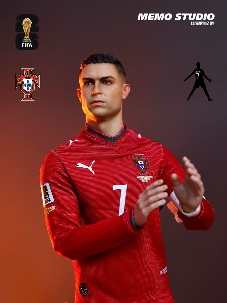 Memo Studio 1/6 Cristiano Ronaldo Collectible Figure – 2026 World Cup Edition