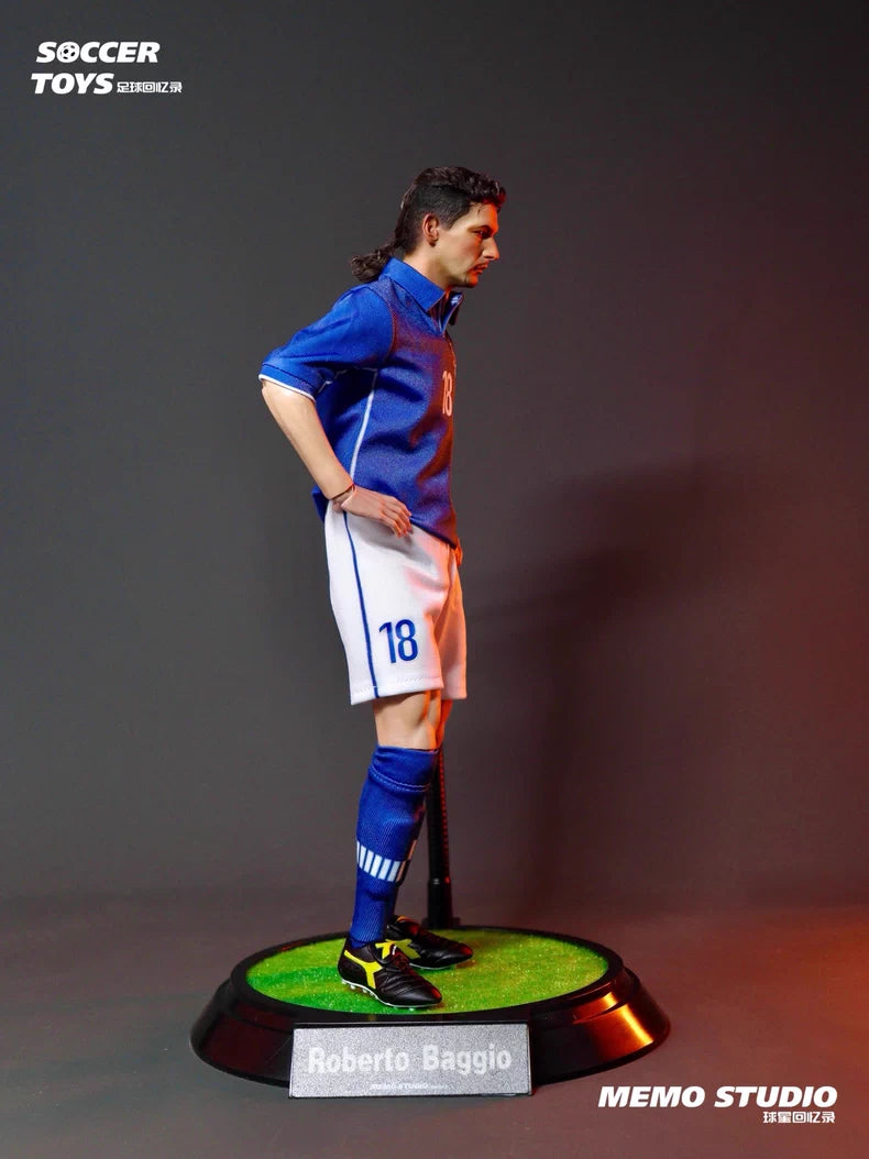 Memo Srudio 1/6 Roberto Baggio Figure — 1998 World Cup Edition
