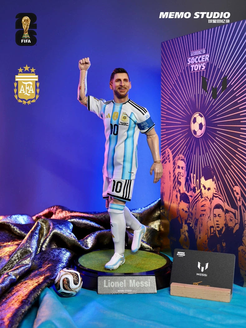 Memo Studio 1/6 Lionel Messi Collectible Figure – 2026 World Cup Smile Edition