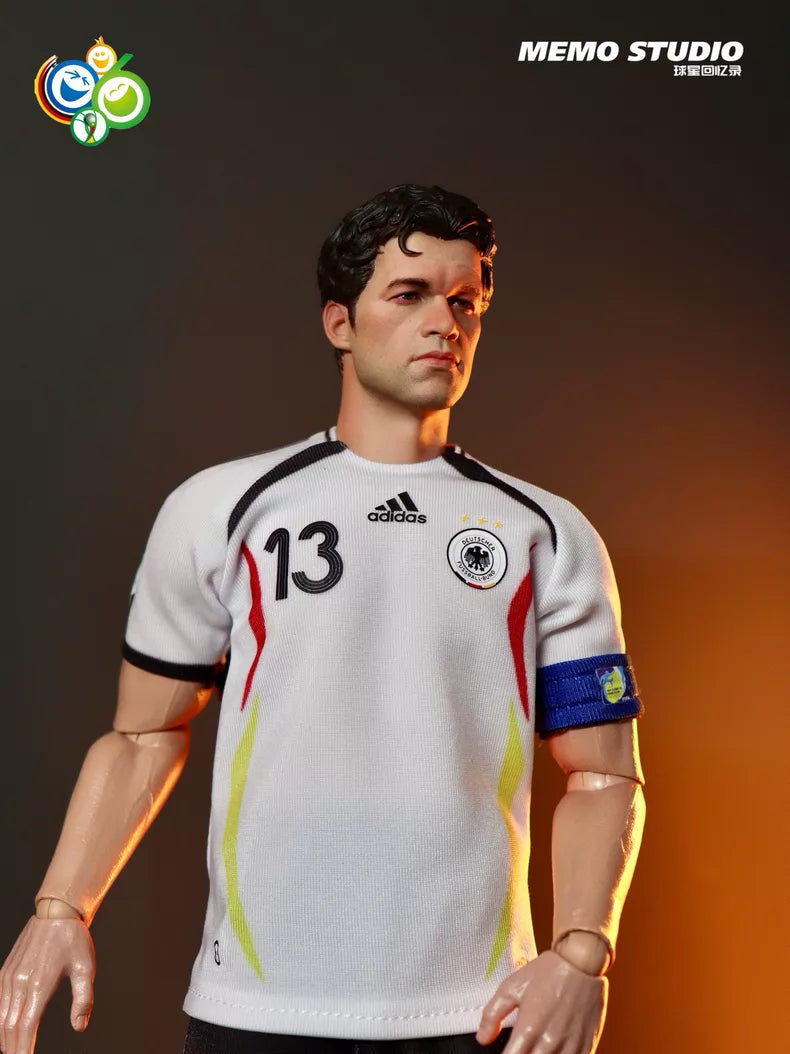 Memo Studio 1/6 Michael Ballack Action Figure Set – 2006 FIFA World Cup Edition