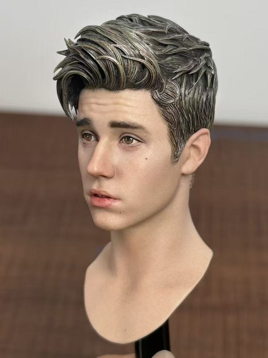 YKS Studio 1/6 Justin Bieber Head Sculpt – 2012–2013 Edition