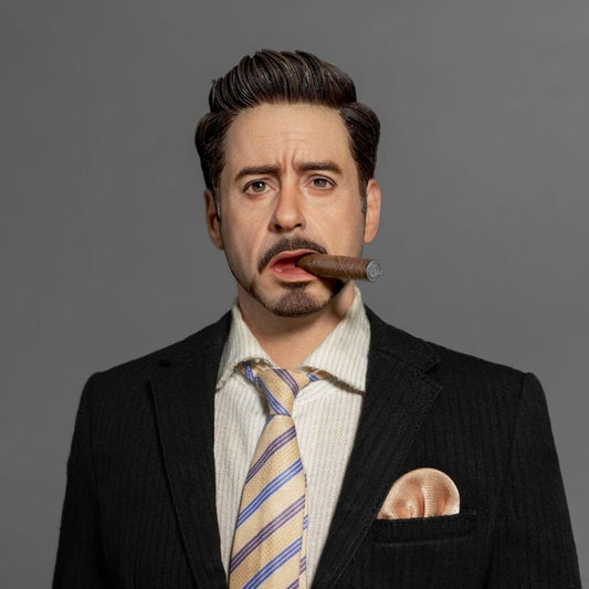 1/6 Tony Stark Cigar Painted Head Sculpt Preorder